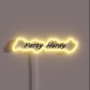 Party Hardy RGB Neon Sign
