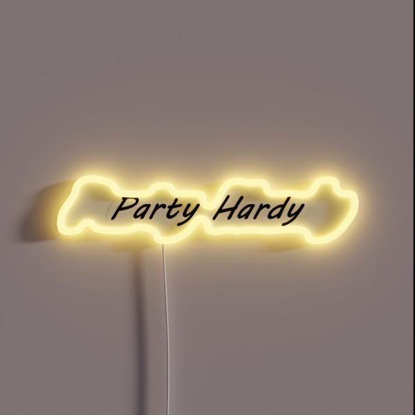 Party Hardy RGB Neon Sign