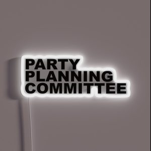 Party Planning Committee RGB Neon Sign
