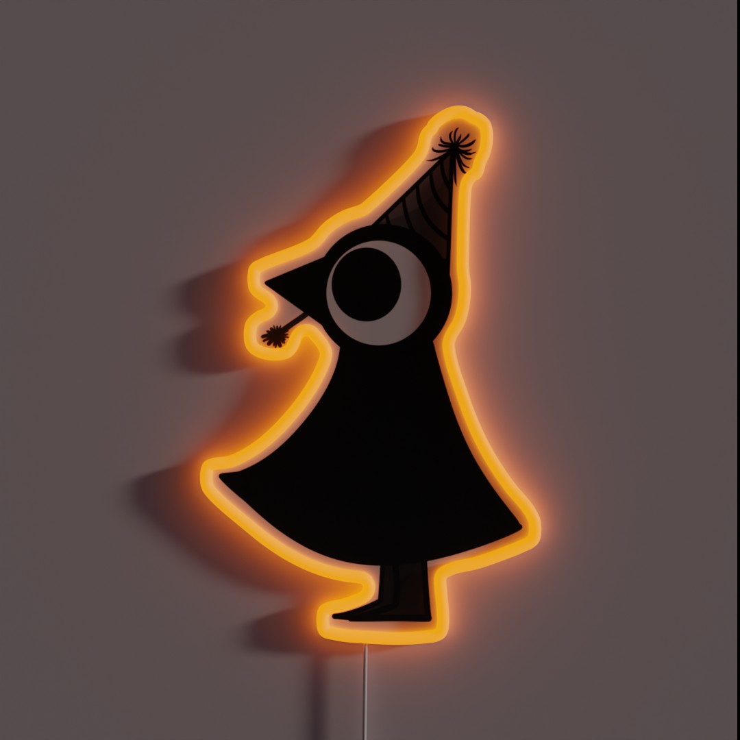 Partying Crow RGB Neon Sign Partying Crow RGB Neon Sign