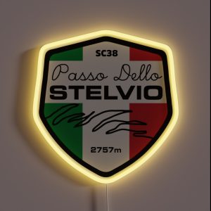 Passo Dello Stelvio RGB Neon Sign Passo Dello Stelvio RGB Neon Sign