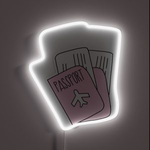 Passport RGB Neon Sign