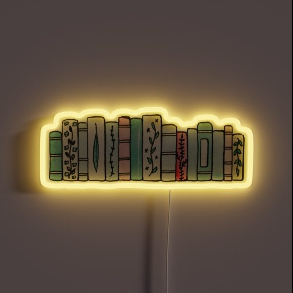Pastel Books RGB Neon Sign