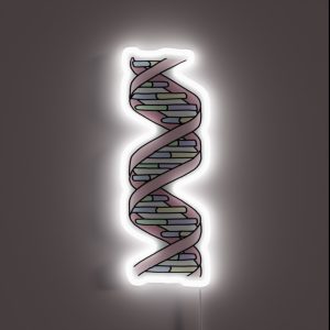 Pastel Dna Strand RGB Neon Sign