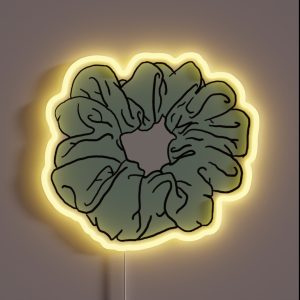 Pastel Green Scrunchie RGB Neon Sign Pastel Green Scrunchie RGB Neon Sign