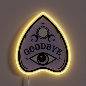 Pastel Ouija Planchette RGB Neon Sign