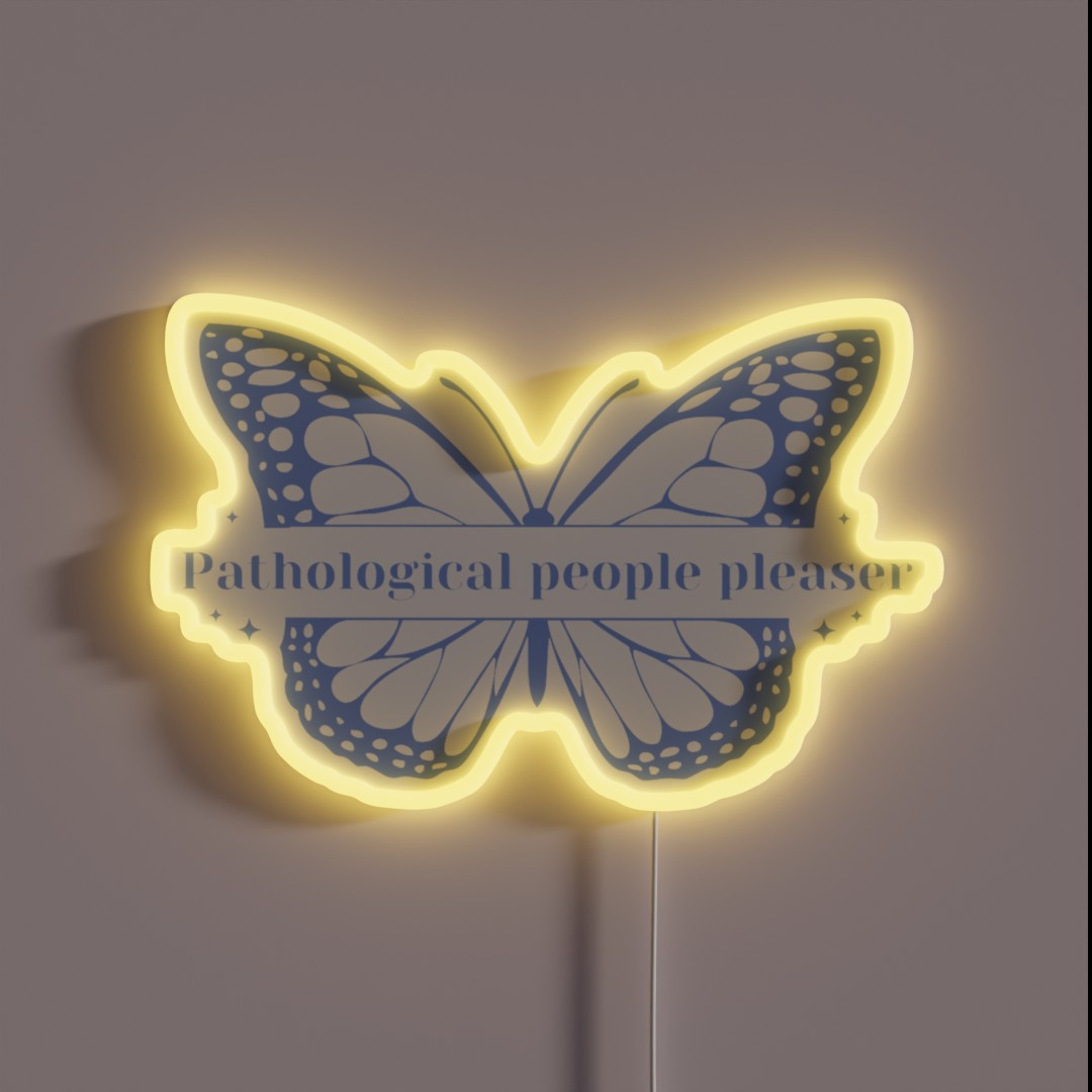 Pathological People Pleaser RGB Neon Sign Pathological People Pleaser RGB Neon Sign