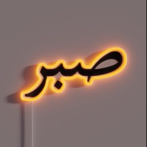 Patience Blk RGB Neon Sign Patience Blk RGB Neon Sign