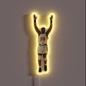 Patrick Ewing Celebration RGB Neon Sign