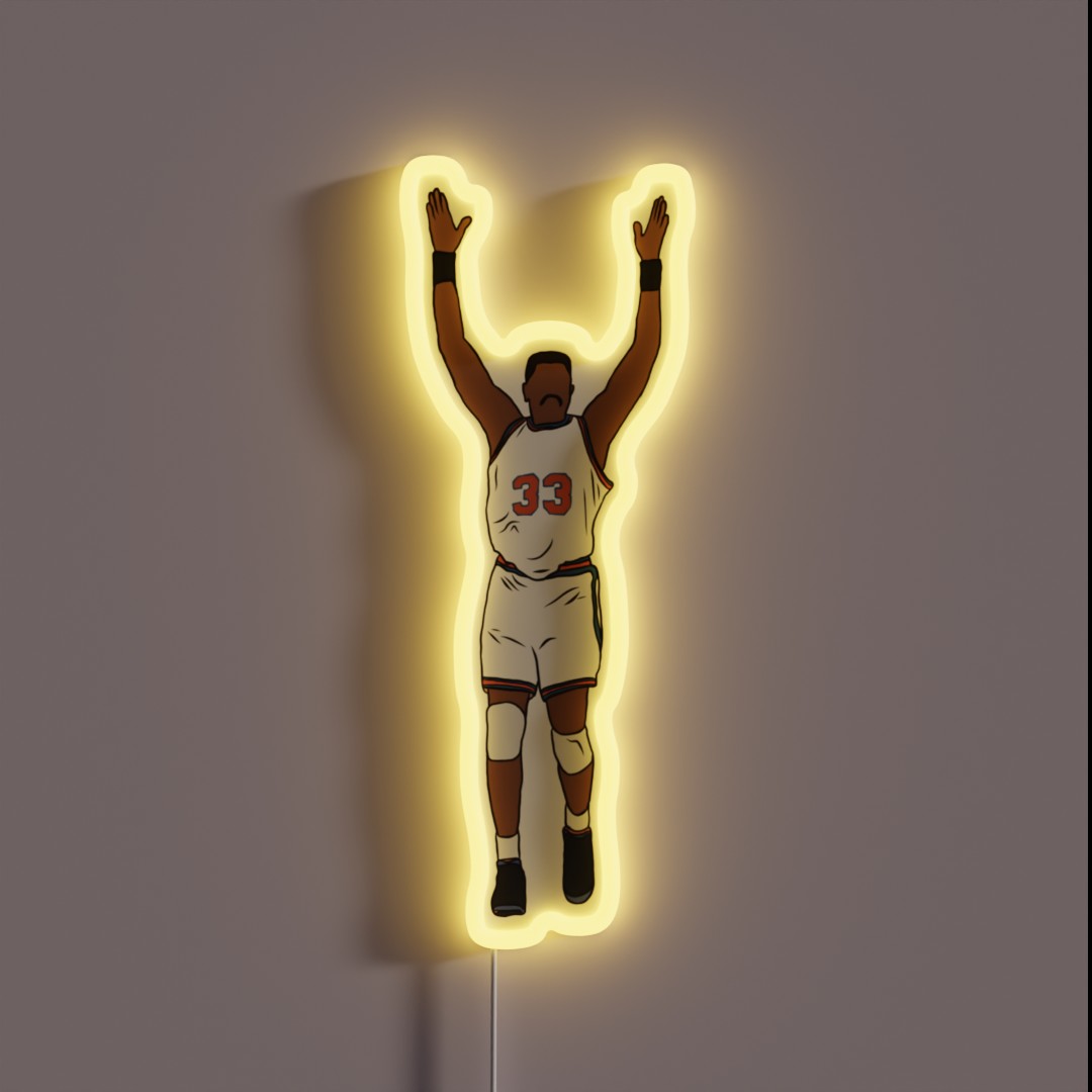 Patrick Ewing Celebration RGB Neon Sign Patrick Ewing Celebration RGB Neon Sign