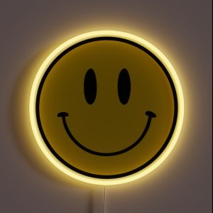 Pattern Happy Face Black RGB Neon Sign Pattern Happy Face Black RGB Neon Sign