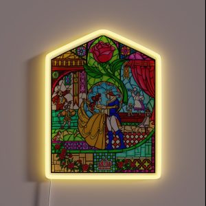Patterns Of The Stained Glass Window RGB Neon Sign