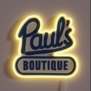 Paul S Boutique The Best In Men S Clothing RGB Neon Sign Paul S Boutique The Best In Men S Clothing RGB Neon Sign