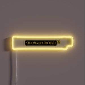PAYDAY 2 Police Assault RGB Neon Sign PAYDAY 2 Police Assault RGB Neon Sign