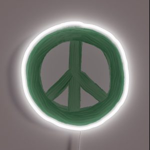 Peace RGB Neon Sign