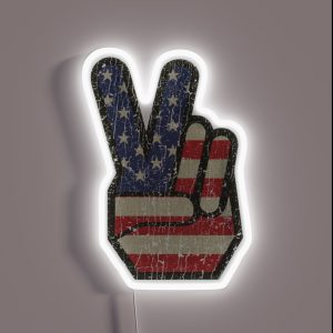 Peace USA 76 RGB Neon Sign