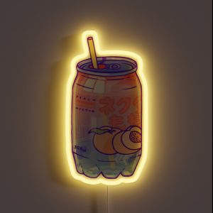 Peach Bubbles RGB Neon Sign
