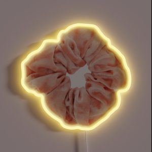Peach Scrunchie RGB Neon Sign