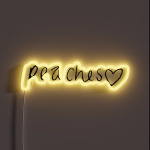 Peaches RGB Neon Sign