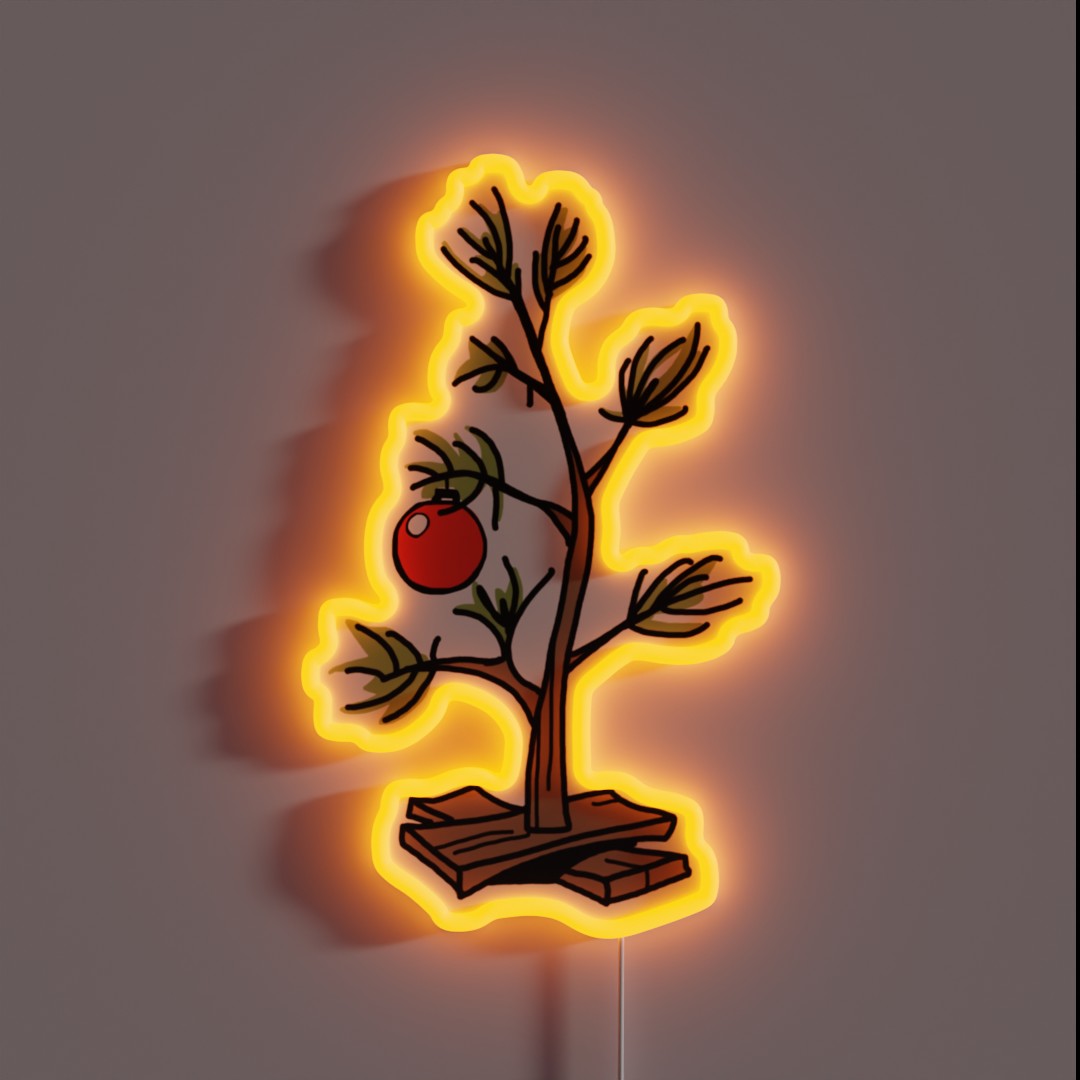 Peanuts Christmas Tree RGB Neon Sign Peanuts Christmas Tree RGB Neon Sign