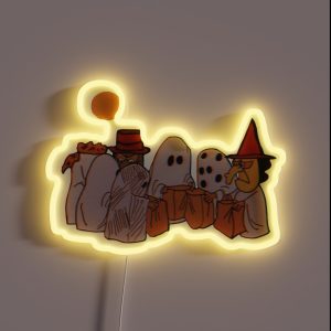 Peanuts Halloween RGB Neon Sign Peanuts Halloween RGB Neon Sign