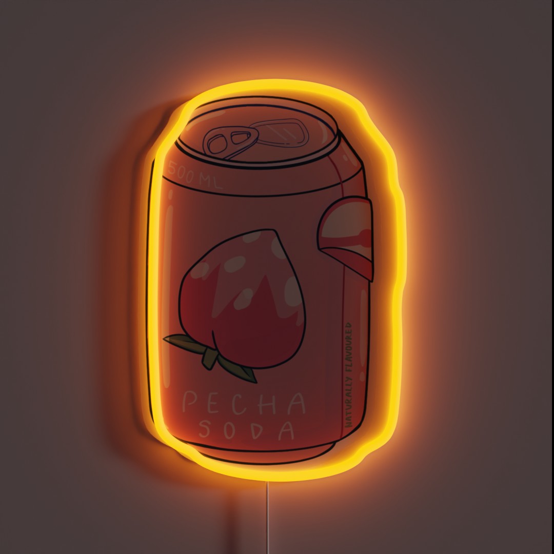Pecha Berry Soda RGB Neon Sign Pecha Berry Soda RGB Neon Sign