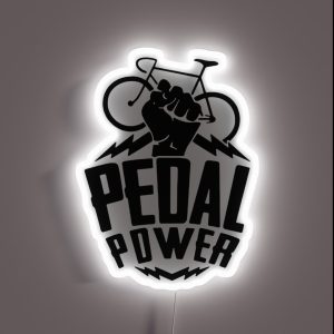 Pedal Power Love Cycling Cool Bike Born To Ride Evolution Of Mountain Bike Love Bike Gift Premium Apparel Funny Holiday Xmas RGB Neon Sign
