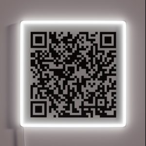 Pedro Pascal I M Your Daddy QR Code RGB Neon Sign