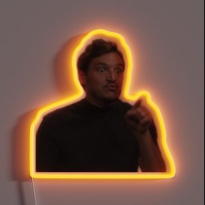 Pedro Pascal Reaction RGB Neon Sign