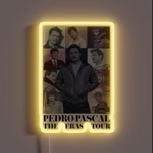 Pedro Pascal The Eras Tour RGB Neon Sign