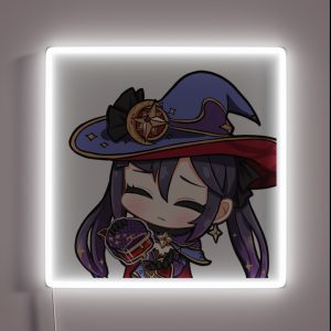 Peeking Mona No Mora Again Genshin Impact RGB Neon Sign Peeking Mona No Mora Again Genshin Impact RGB Neon Sign