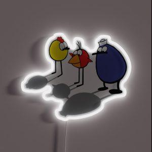 Peep And The Big Wide World RGB Neon Sign