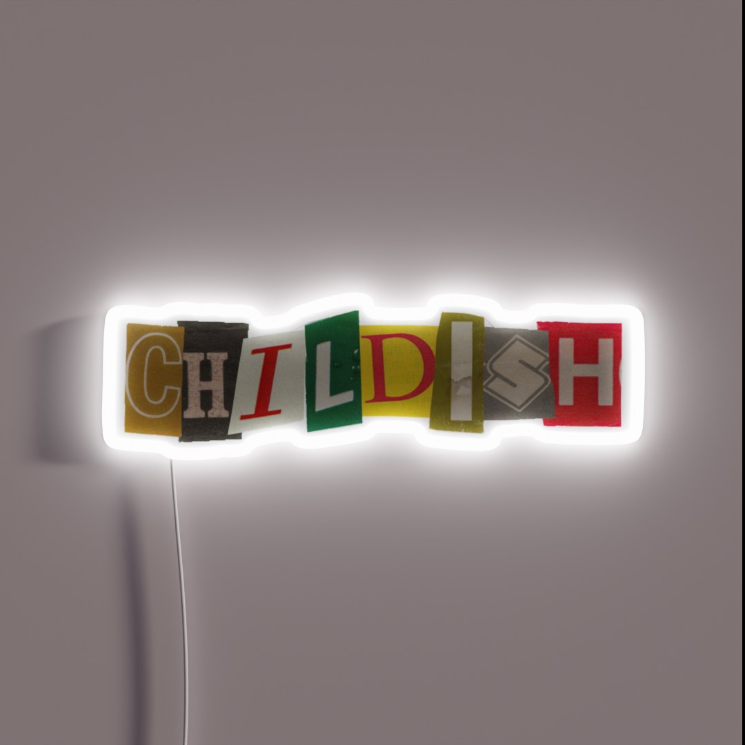 People Call Me Donald Actor Film Glover RGB Neon Sign People Call Me Donald Actor Film Glover RGB Neon Sign