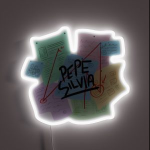 Pepe Silvia Conspiracy RGB Neon Sign