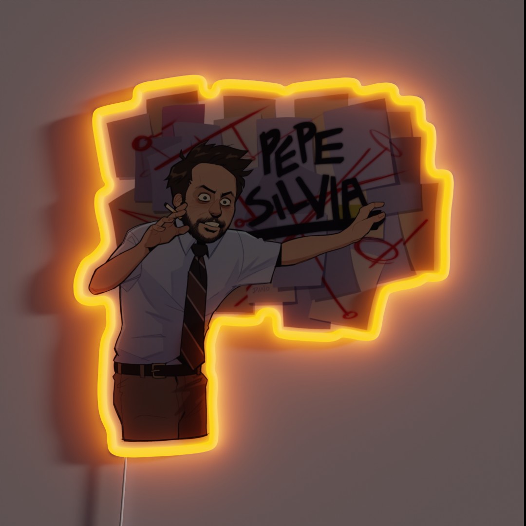 PEPE SILVIA RGB Neon Sign PEPE SILVIA RGB Neon Sign