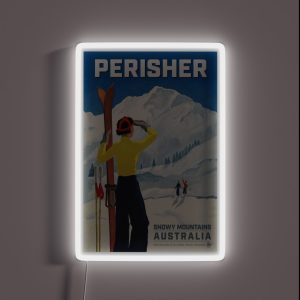 Perisher Snowy Mountains Australia RGB Neon Sign