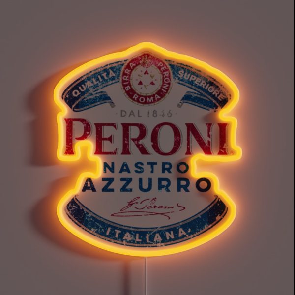 Peroni Nastro Azzurro Italy RGB Neon Sign
