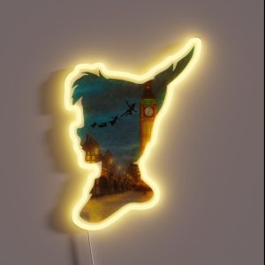 Peter Pan Over London RGB Neon Sign Peter Pan Over London RGB Neon Sign