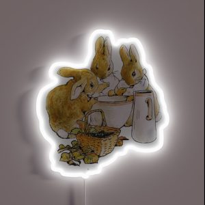 Peter Rabit Cooks RGB Neon Sign