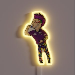 Peter Wright Cartoon Drawing RGB Neon Sign Peter Wright Cartoon Drawing RGB Neon Sign