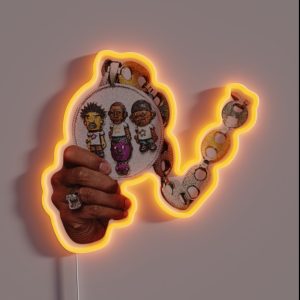 Pharrell N E R D Chain RGB Neon Sign Pharrell N E R D Chain RGB Neon Sign