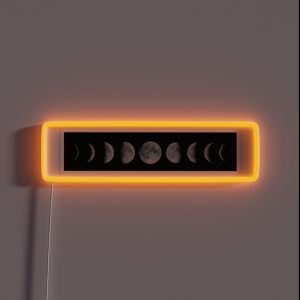 Phases Of The Celestial Moon RGB Neon Sign Phases Of The Celestial Moon RGB Neon Sign