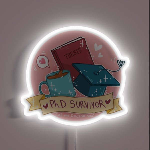 Phd Survivor RGB Neon Sign