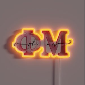 Phi Mu RGB Neon Sign Phi Mu RGB Neon Sign