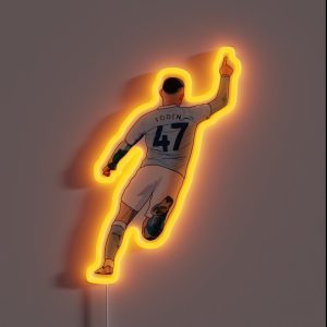 Phil Foden RGB Neon Sign Phil Foden RGB Neon Sign