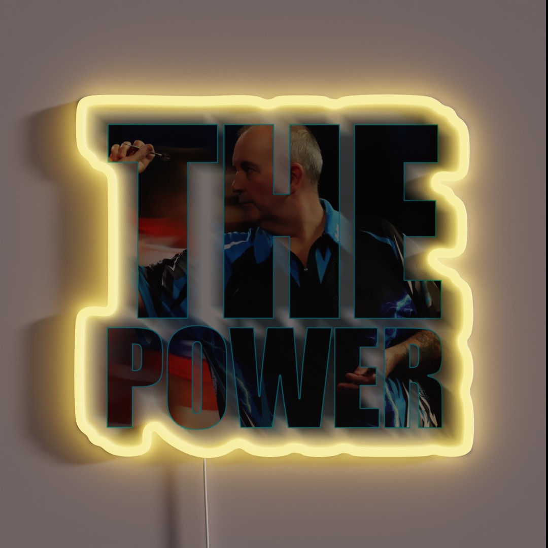 Phil Taylor The Power RGB Neon Sign Phil Taylor The Power RGB Neon Sign