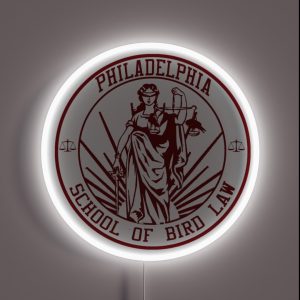 Philadephia School Of Bird Law RGB Neon Sign