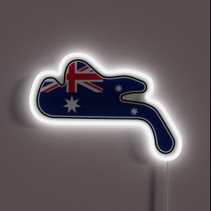 Philip Island Grand Prix Circuit Flag RGB Neon Sign