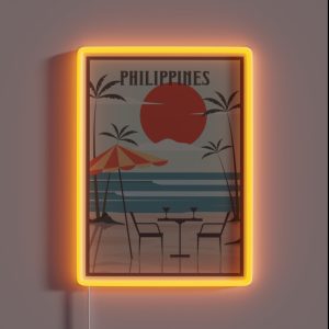Philippines Honeymoon Retro RGB Neon Sign