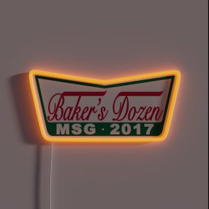 Phish Bakers Dozen Madison Square Garden 2017 RGB Neon Sign